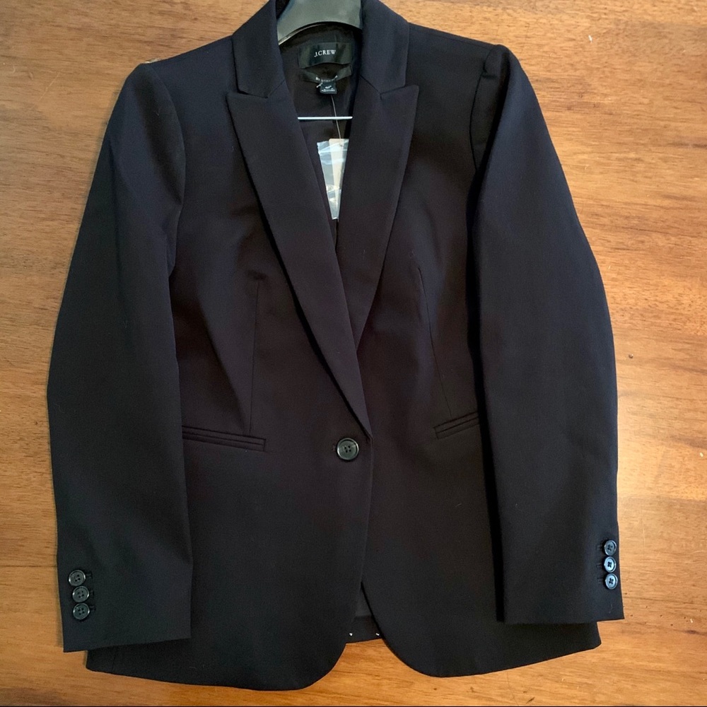 NWT J. Crew Parke Blazer in Bi Stretch Cotton - Picture 5 of 15